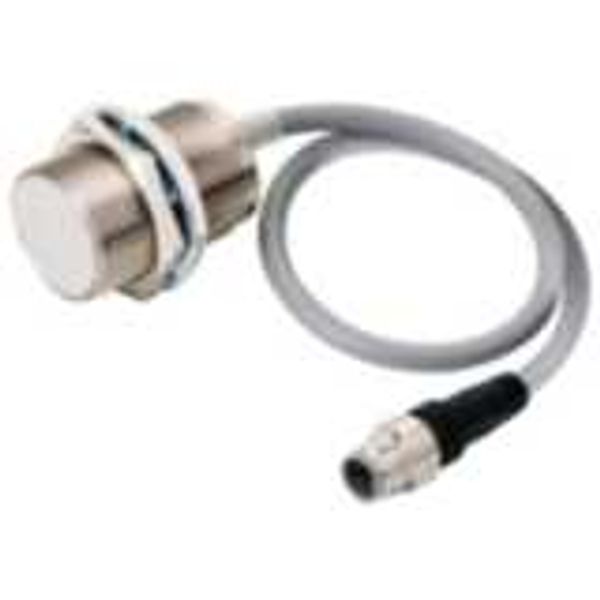 Proximity sensor, inductive, brass-nickel, short body, M30, shielded, E2E 8291A image 3