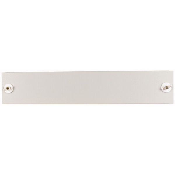 Front plate, for HxW=50x400mm, blind, plastic image 1