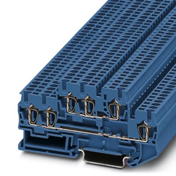 Double-level terminal block STTB 2,5-TWIN BU image 1