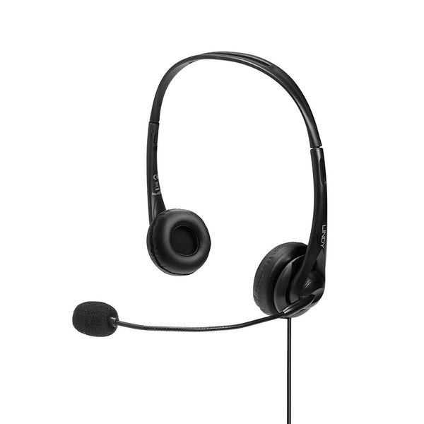 USB Type A Wired Headset with In-Line Control USB Stereo Headphone with condenser microphone image 1