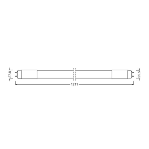 LED TUBE T8 UNIVERSAL 1200 mm 18W 840 image 12