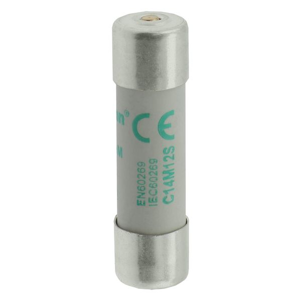 Fuse-link, LV, 12 A, AC 500 V, 14 x 51 mm, aM, IEC, with striker image 8