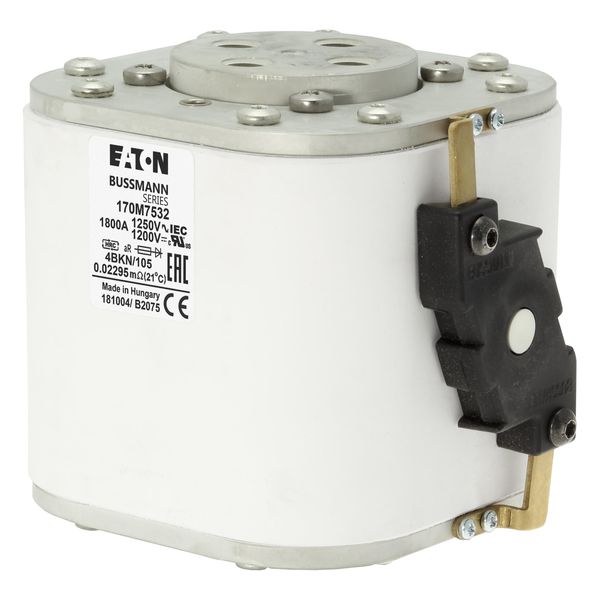 Fuse-link, high speed, 1800 A, AC 1250 V, size 4, 105 x 120 x 110 mm, aR, IEC, single indicator image 11