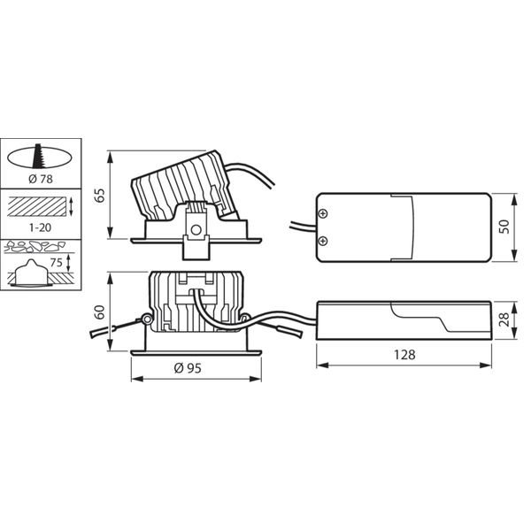 RS151B  LED12-WB-/830 D78 PSR PI6 ALU image 2