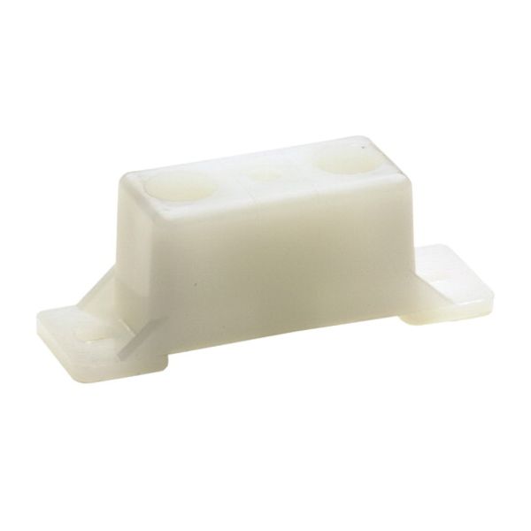 Plastic base for terminal block image 1