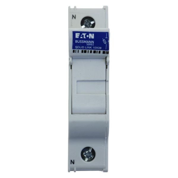 Fuse-holder, LV, 32 A, AC 690 V, 10 x 38 mm, neutral only, UL, IEC, DIN rail mount image 7