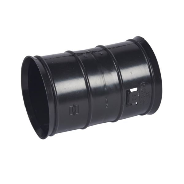 Black IP54 sleeve for Ø90mm pipe conduit image 1