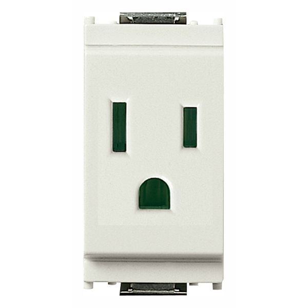 2P+E 15A 127V USA SICURY outlet white image 1