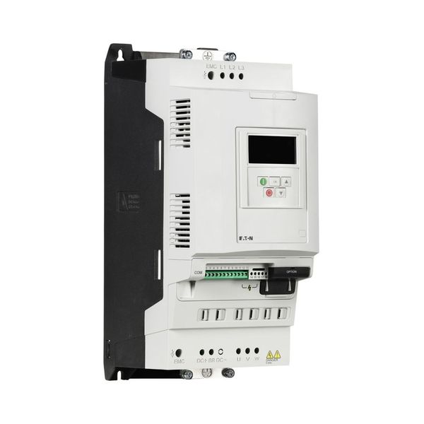 Frequency inverter, 230 V AC, 3-phase, 30 A, 7.5 kW, IP20/NEMA 0, Radio interference suppression filter, Brake chopper, Additional PCB protection, OLE image 20