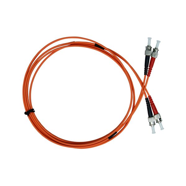 FO Patchcord Duplex ST/ST,62,5/125æm OM1, LS0H, orange, 2m image 2