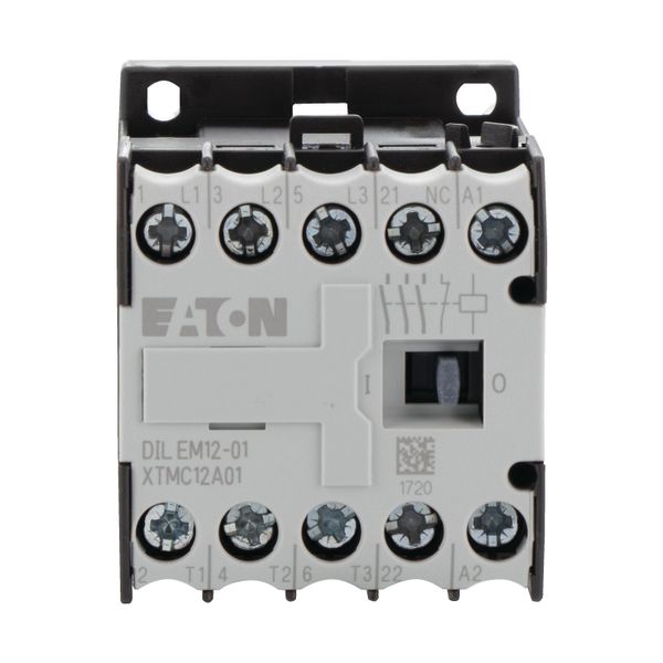 Contactor, 24 V DC, 3 pole, 380 V 400 V, 5.5 kW, Contacts N/C = Normally closed= 1 NC, Screw terminals, DC operation image 9