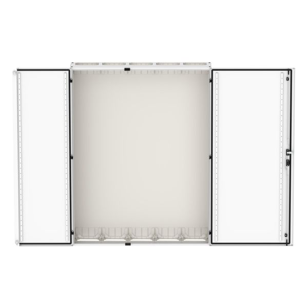Floor-standing distribution board EMC2 empty, IP55, protection class II, HxWxD=1700x1300x270mm, white (RAL 9016) image 6