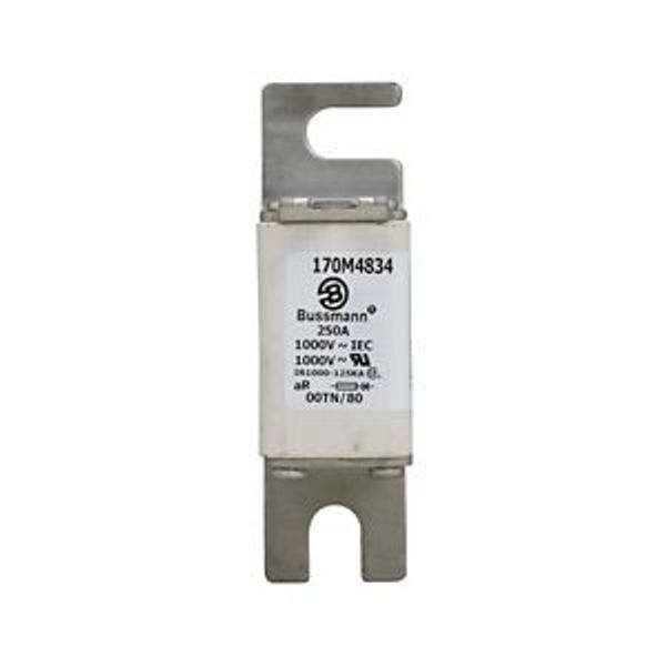 Fuse-link, high speed, 250 A, AC 1000 V, size 00, 30 x 47 x 98 mm, aR, DIN, IEC, single indicator image 5