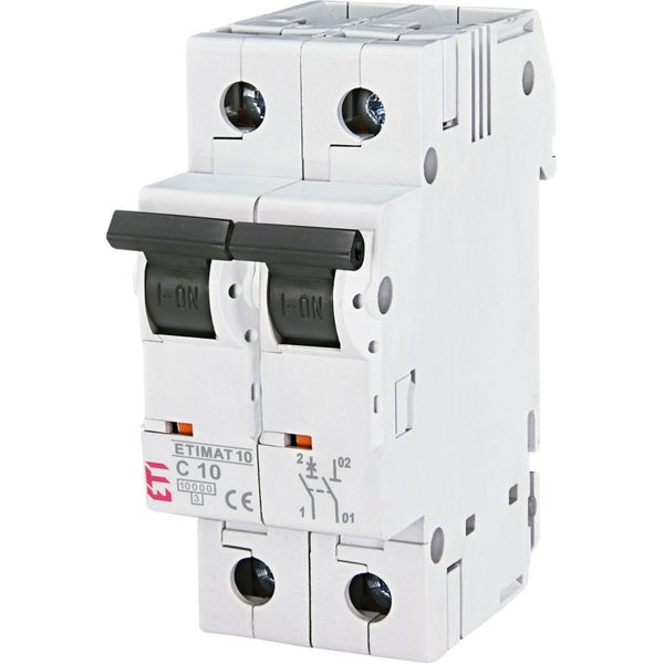 Miniature circuit breaker, ETIMAT 10 1p+N C10 image 1