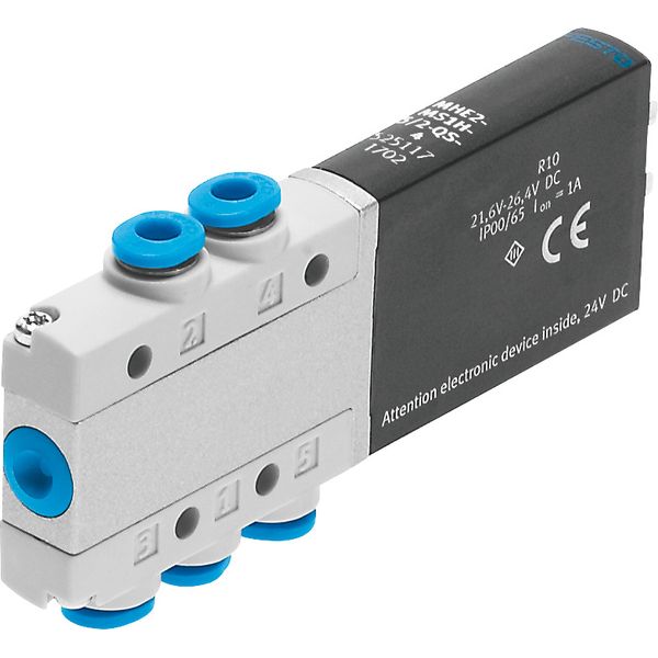 MHE2-MS1H-5/2-QS-4 Air solenoid valve image 1