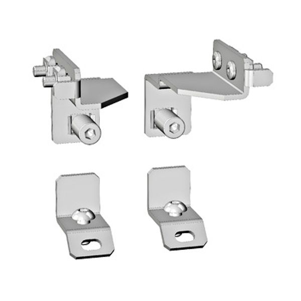Set of brackets for AC/KC mounting plates image 1