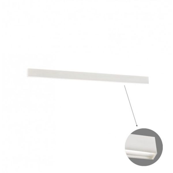 Linear Ceiling L1980 3000K White Microprismatic Di image 1