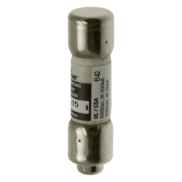Fuse-link, LV, 15 A, AC 600 V, 10 x 38 mm, 13⁄32 x 1-1⁄2 inch, CC, UL, time-delay, rejection-type image 8