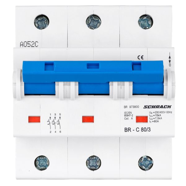 High Current Miniature Circuit Breaker C80/3, 10kA image 5