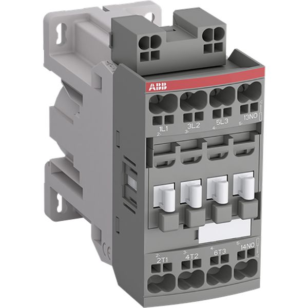 Block Contactor 3 Pole + 1 NO AUX Coil 24 V DC Push-in Spring Terminal image 1