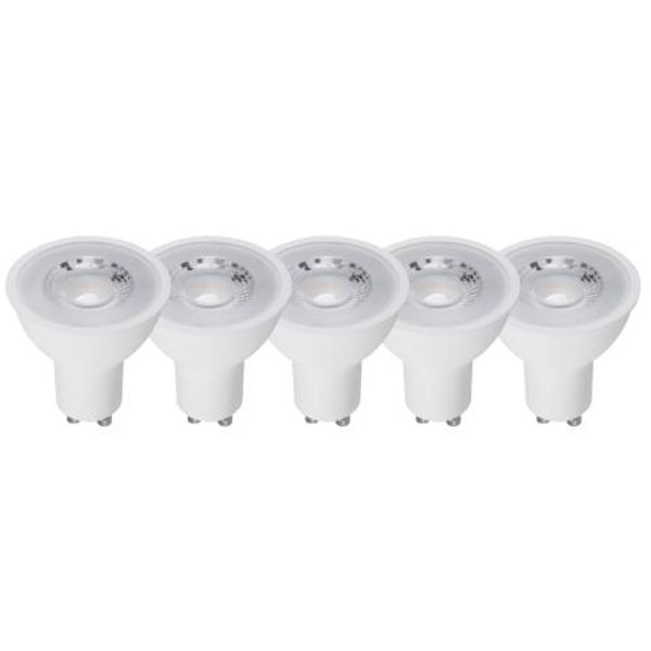 LED SMD Bulb - Spot MR16 GU10 4.5W 345lm 2700K Frosted 38°  - 5-pack image 1