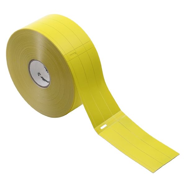 Device marking, halogen-free, 17.3 mm, Polypropylene, yellow image 1