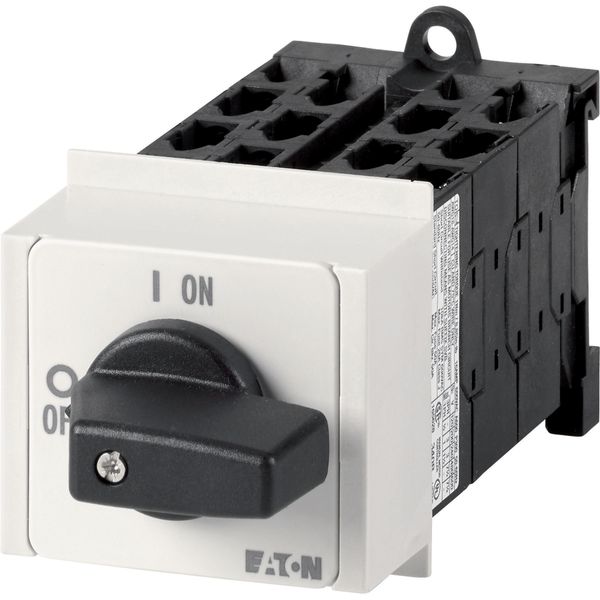 Step switches, T0, 20 A, service distribution board mounting, 6 contact unit(s), Contacts: 11, 30 °, maintained, With 0 (Off) position, 0-11, Design n image 4