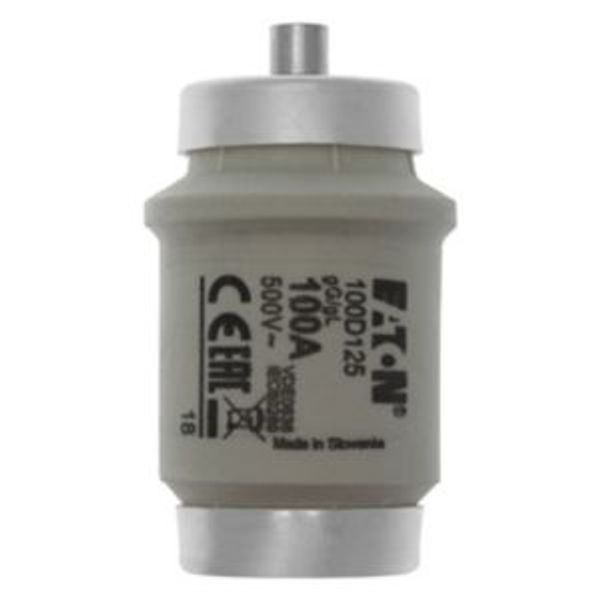 Fuse-link, LV, 100 A, AC 500 V, D4, gL/gG, IEC, time-delay image 6