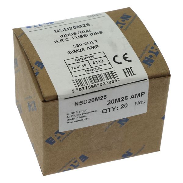 Fuse-link, low voltage, AC 415 V, BS88/F2, 18 x 59 mm, gM, BS image 11