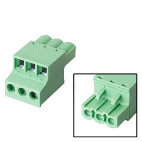 SIMATIC HMI Connector, female, 3-pole, type 4 image 1