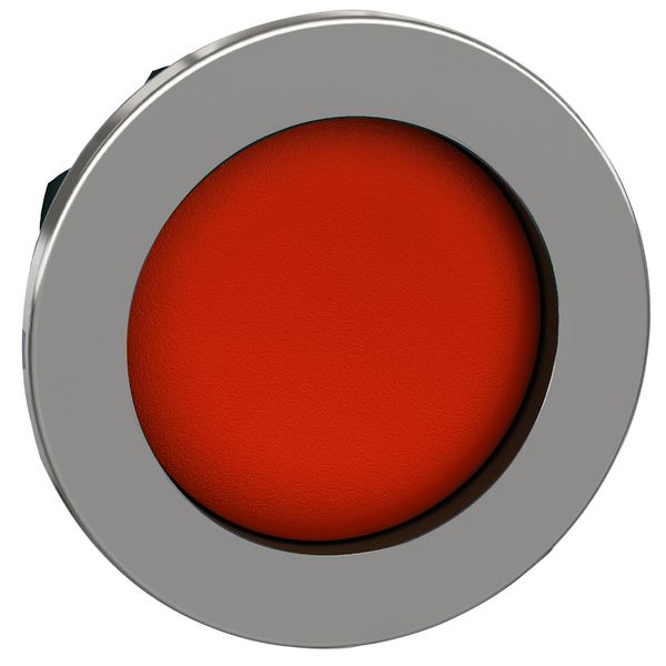 Head for non illuminated push button, Harmony XB4, flush mounted red pushbutton recessed image 1