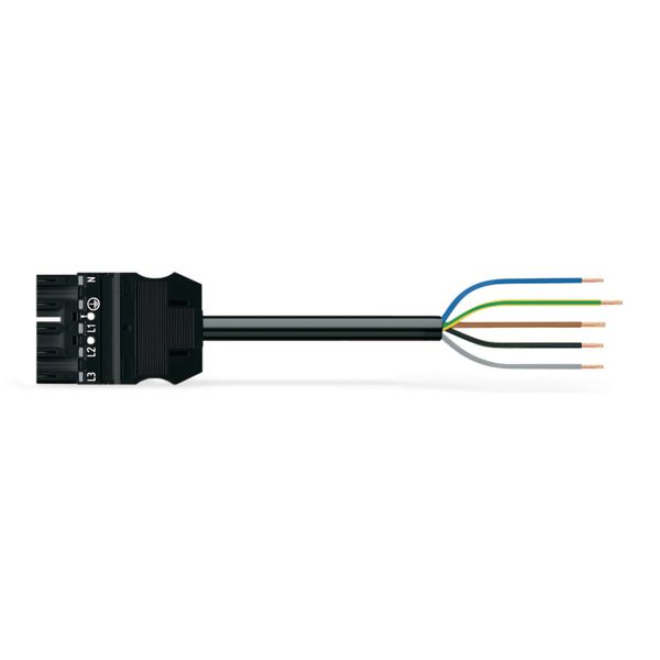 pre-assembled connecting cable B2ca Plug/open-ended black image 3