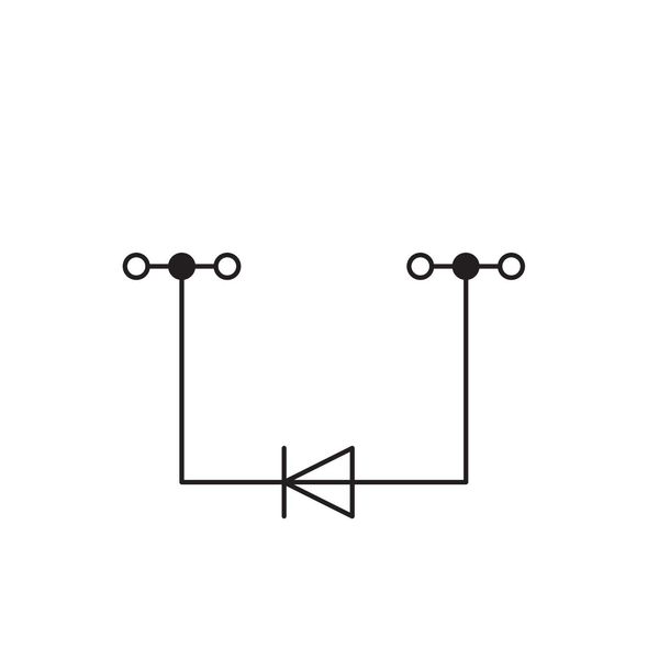 Component terminal block 4-conductor with diode 1N5408 gray image 4