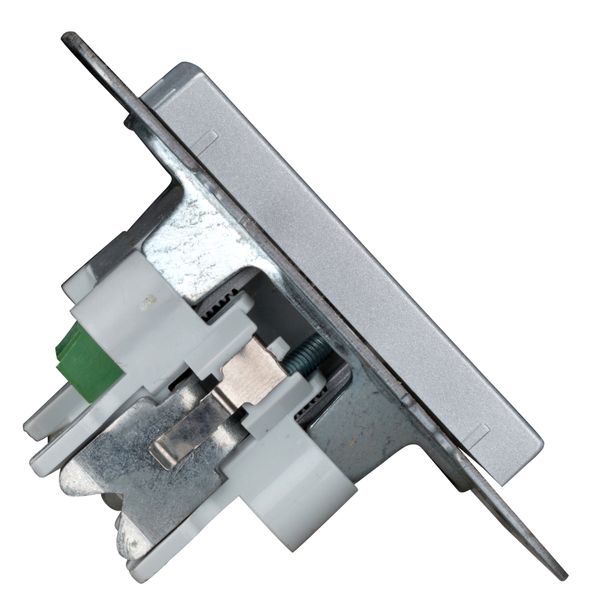 Audio socket, silver image 1