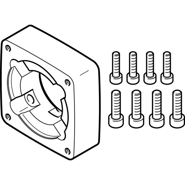 EAMF-A-38A-60P Motor flange image 1