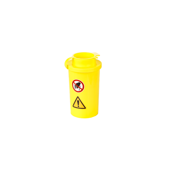 Container for fibre residues 100 ml, yellow image 3