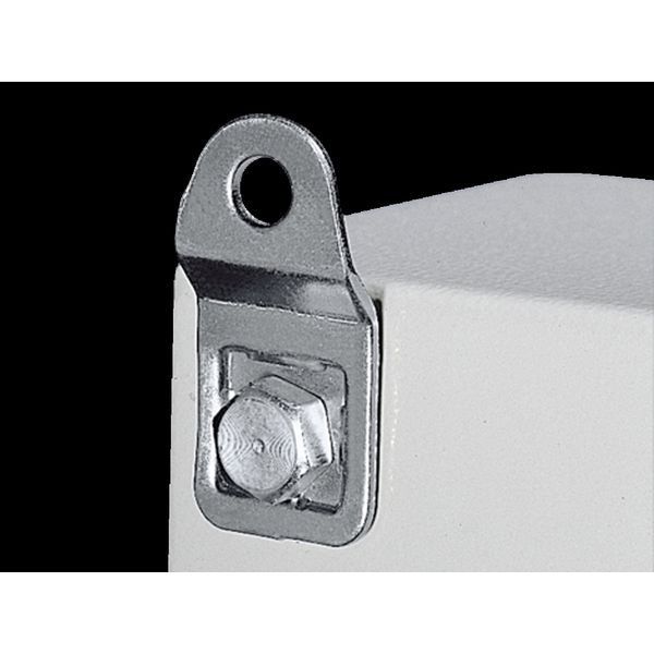 AX Wall mounting bracket for AX plastic, RAL 9011 image 3