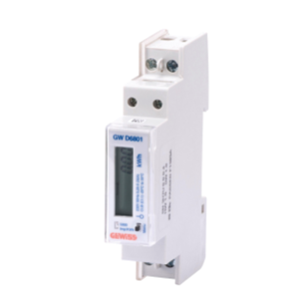 ENERGY METER FOR DIRECT CONNECTION - MID - SINGLE-PHASE - DIGITAL - 40A - IP20 - 1 MODULE - DIN RAIL MOUNTING image 2