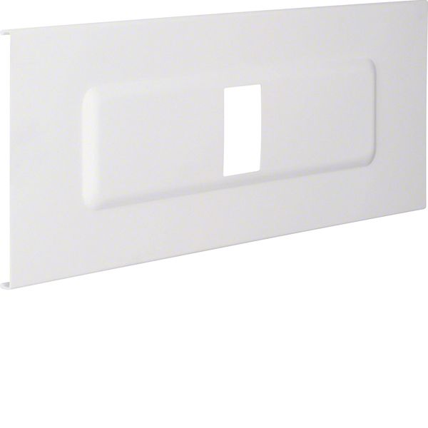 Pre-cut lid AEE 4 gang, FB 60190, pure white image 1