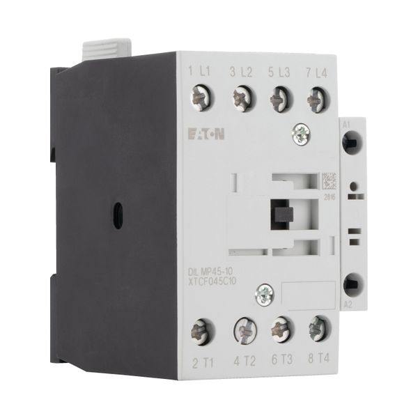 Contactor, 4 pole, DC operation, AC-1: 45 A, 1 N/O, RDC 24: 24 - 27 V DC, Screw terminals image 17