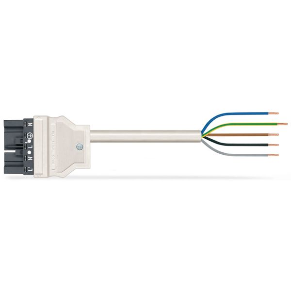 pre-assembled connecting cable Eca Plug/open-ended blue image 1