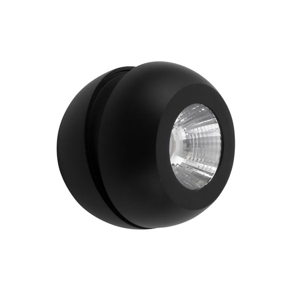 Sandy Black Aluminium  LED 5 Watt 230 Volt  400Lm 3000K IP20  D: 11 H: 9 cm Rotating & Adjustable image 1