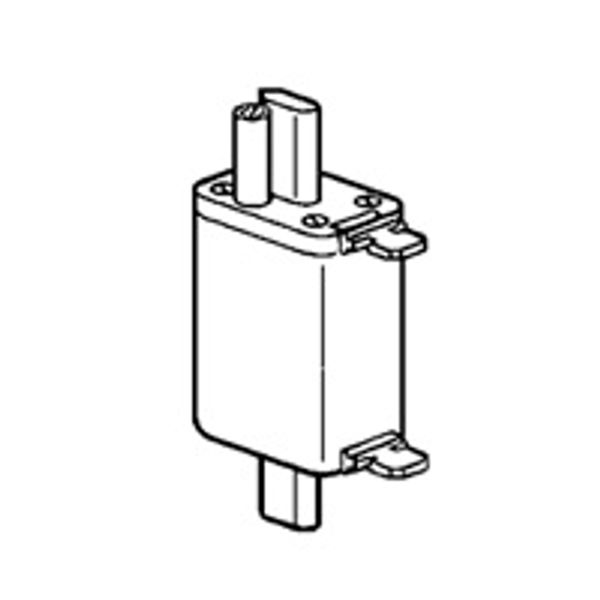 HRC blade type cartridge fuse - type aM - size 2 - 400 A - with striker image 1