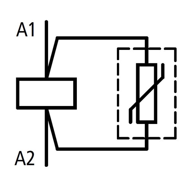 Varistor-suppressor for contactors size 0, 130-240VAC image 2