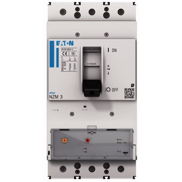 NZM3 PXR10 circuit breaker, 400A, 4p, screw terminal image 1