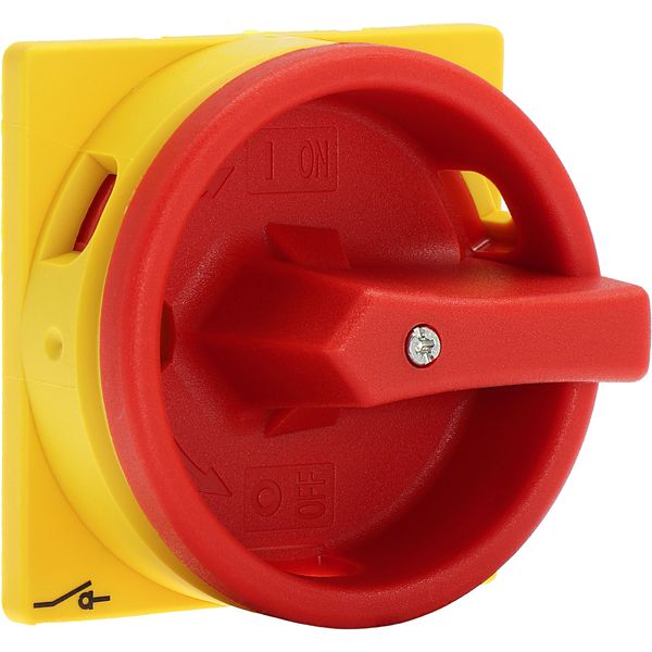 Thumb-grip, red, lockable with padlock, for P3 image 26