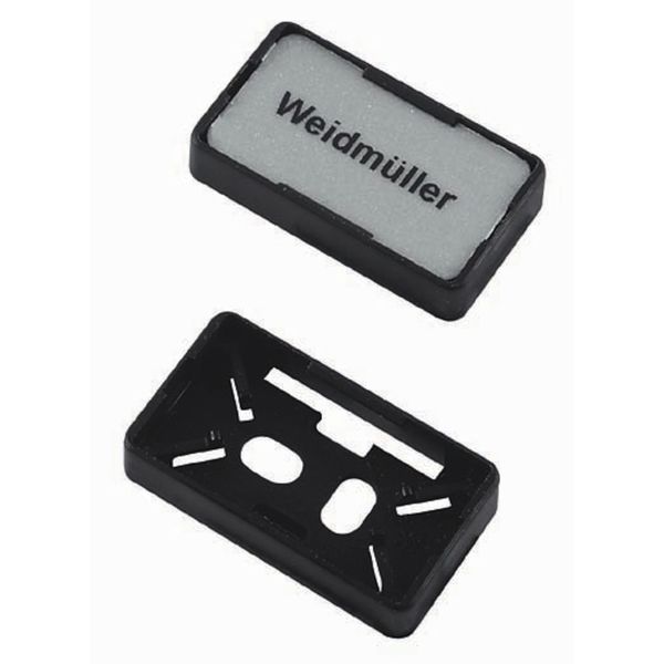 Device marking holder, 27 mm, Polyamide 66, black image 1