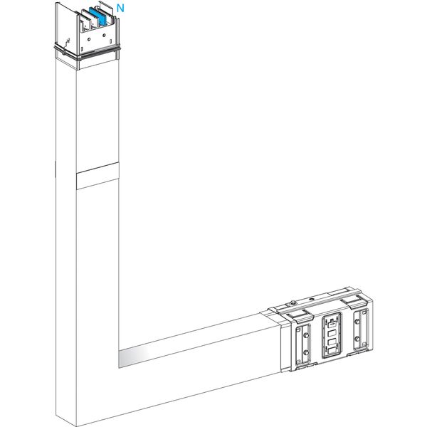 90° UP AxB 630A FIRE BARRIER MISS LINK image 1