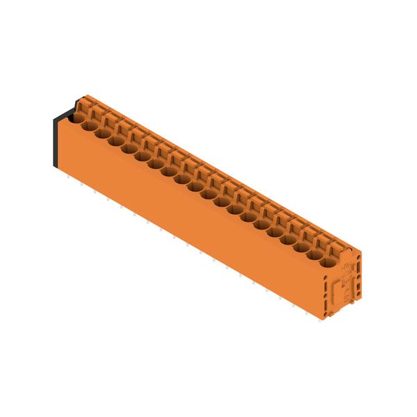 PCB terminal, 5.00 mm, Number of poles: 20, Conductor outlet direction image 2