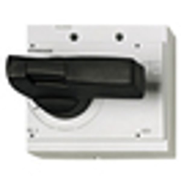 Rotary Handle complete, lockable, black/gray for MC3 image 2